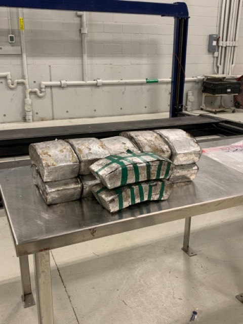 Seized controlled substance packages from Texas drug trafficking case - evidence in manufacture delivery case