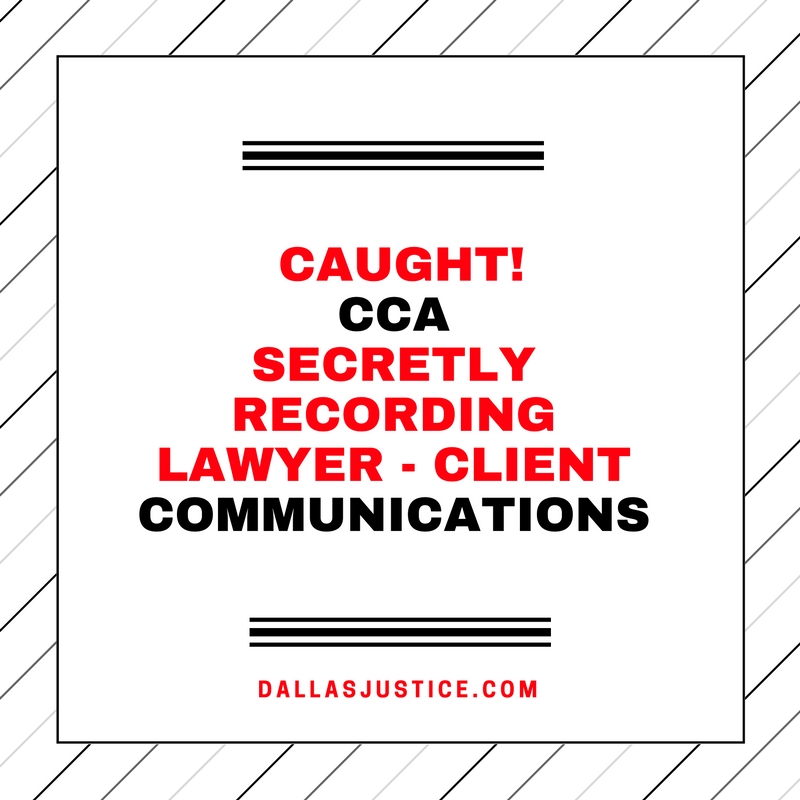 CCA Recording Lawyer Client Communications